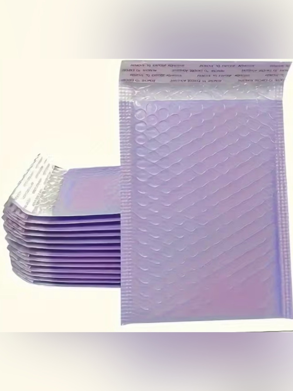 Small Lavender Bubble Mailers - Pack of 20 Padded Envelopes